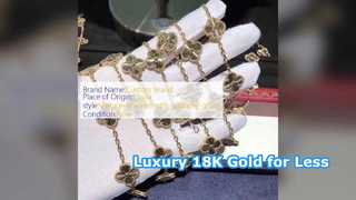 Gioielli personalizzati di lusso con bracciale vintage in oro 18 carati