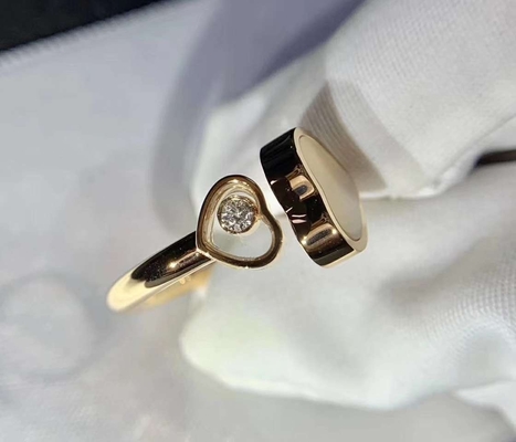 high brand jewelry 18K rose Gold Diamond Vintage Ring Jewelry manufacturer