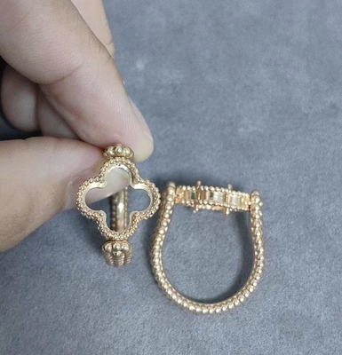 Luxury brand Mounting Jewelry 18k Gold/White/Rose Gold Jewelry accessories wholesale for factory