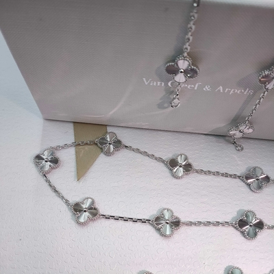 18k Gold Chain Custom Brand Jewelry Vintage  necklace, 10 motifs  For Women