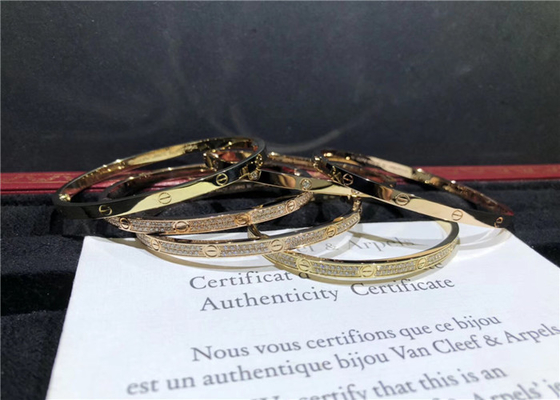 Unisex Cartier Love Bracelet Customization Available diamond jewelry factory