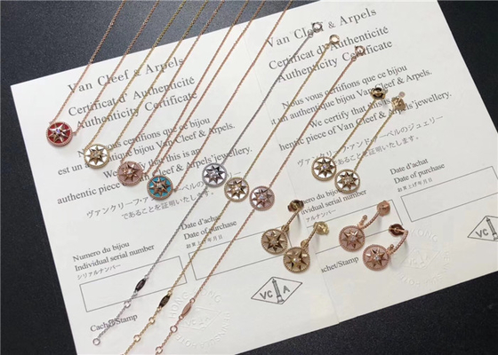Rose Des Vents 18K Gold Diamond Bracelet For Wedding Anniversary Party china gold jewelry manufacturers
