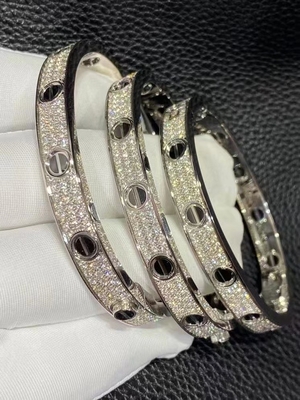 Brand De Love Bracelet N6032417 Girlfriend Luxury Diamond Jewelry Jewelry Love Bracelet 18k White Gold