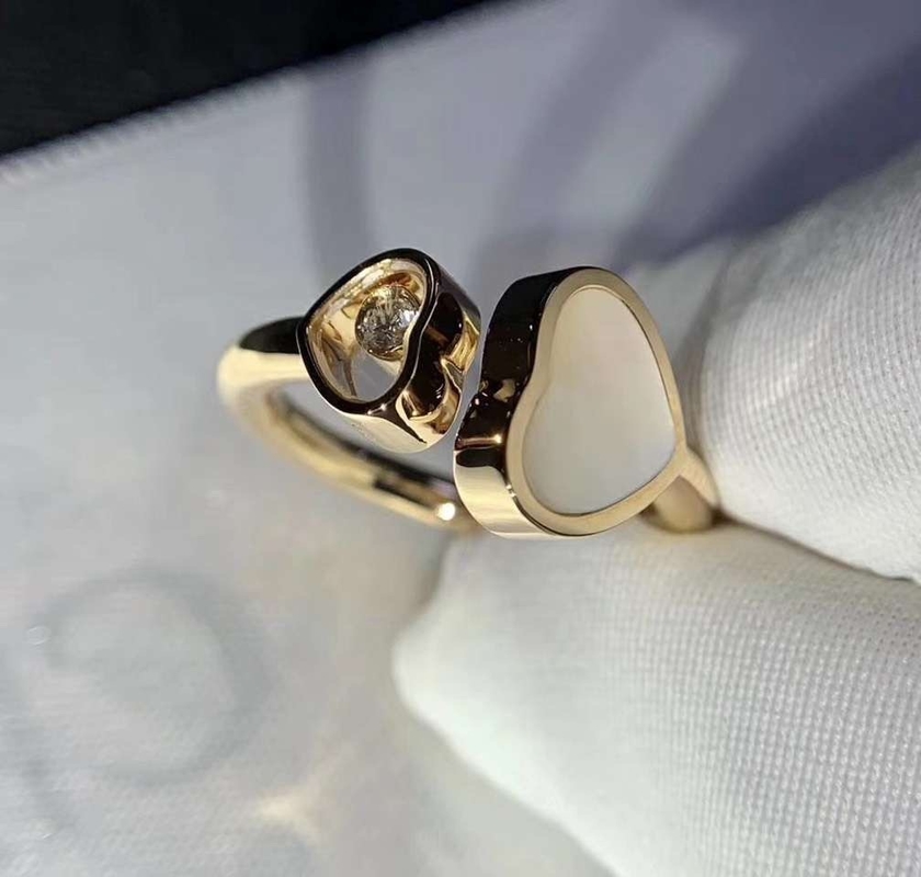 high brand jewelry 18K rose Gold Diamond Vintage Ring Jewelry manufacturer