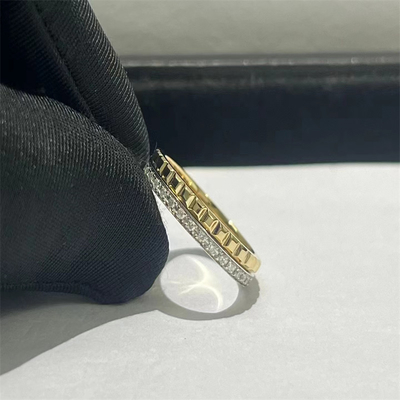 Luxury Best Quality Diamond HK Setting Jewelry Custom 18k Gold Anello di diamanti