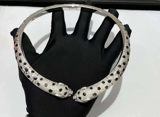 Produttore di lusso dei gioielli di Brand Jewelry Tiger Necklace di marca del diamante su ordinazione della collana