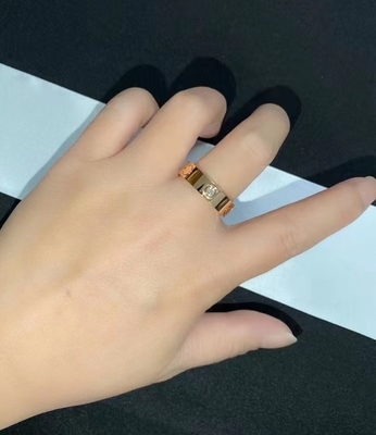 gioielli professionali rendere ad anello di fidanzamento di oro dei gioielli 18k l'anello più Brand di amore oro di lusso