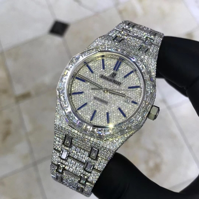 DE Moissanite Vvs Icebox Diamond Orologi Uomini Gioielli di pregio